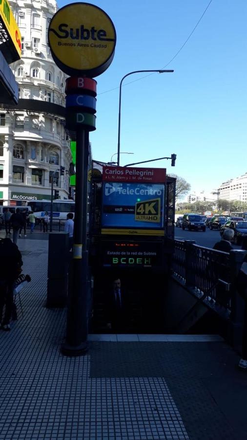 Que Mejor Vista Del Obelisco Piso A La Calle Corrientes Buenos Aires Exterior foto
