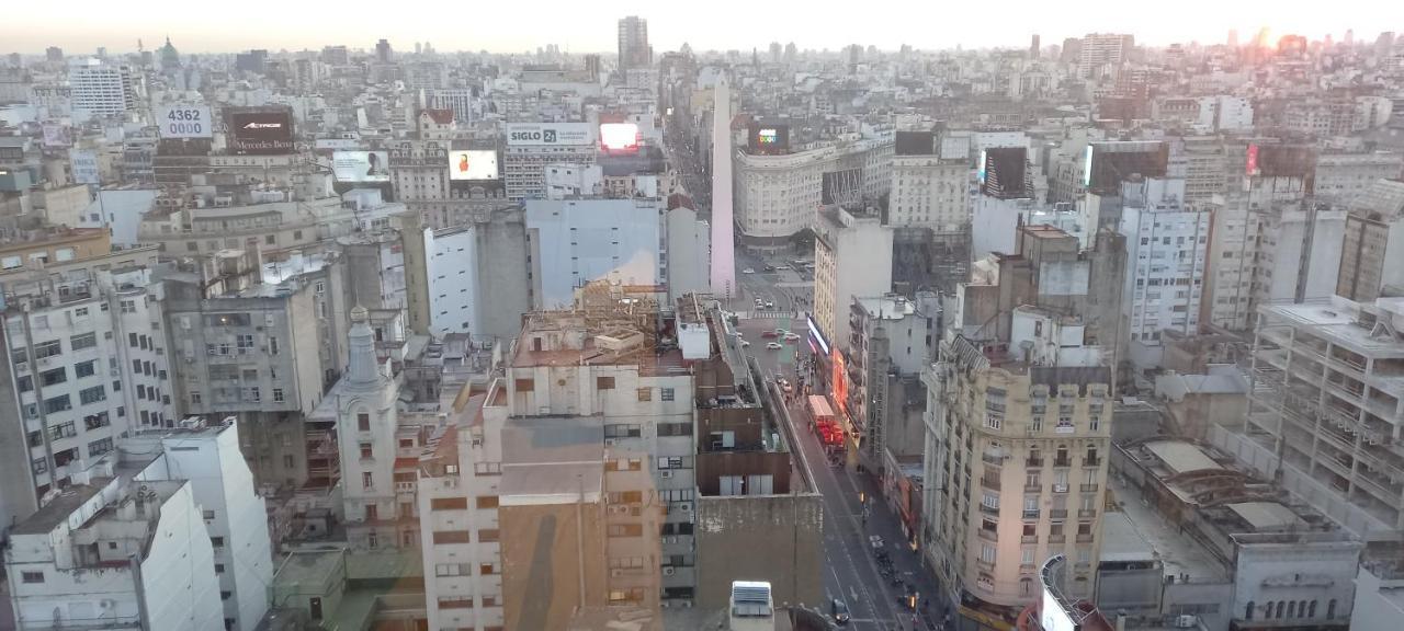 Que Mejor Vista Del Obelisco Piso A La Calle Corrientes Buenos Aires Exterior foto