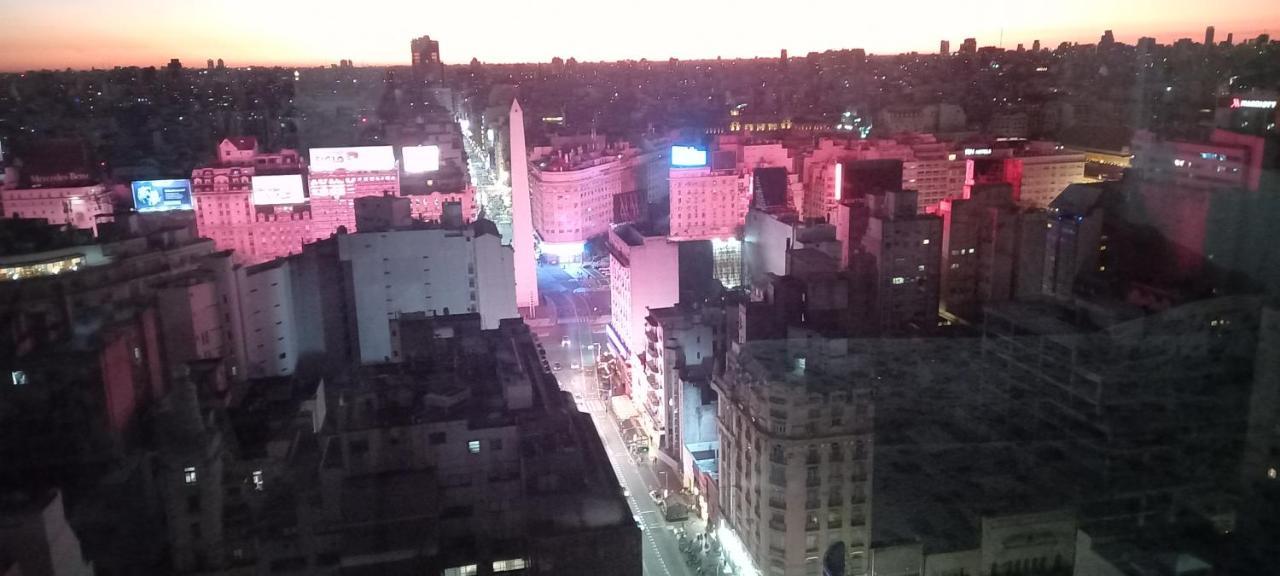 Que Mejor Vista Del Obelisco Piso A La Calle Corrientes Buenos Aires Exterior foto